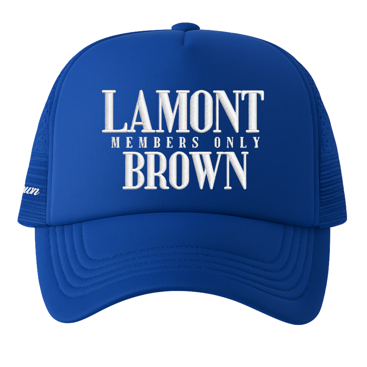 Lamont Brown Members Only Trucker