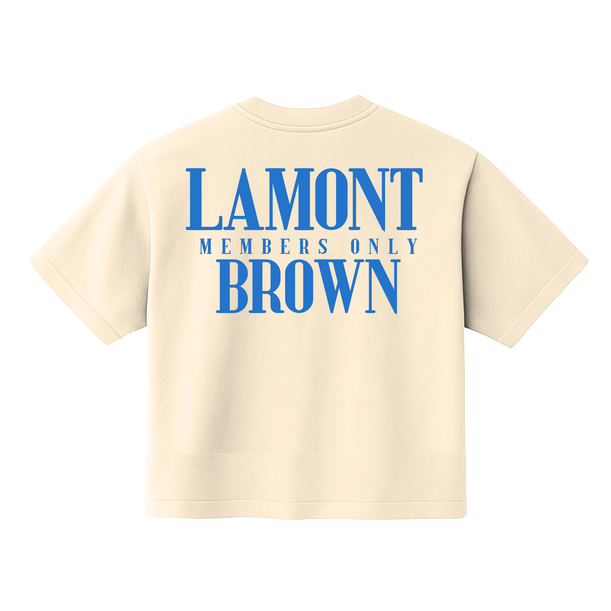 Lamont Brown Members Only Boxy Tee