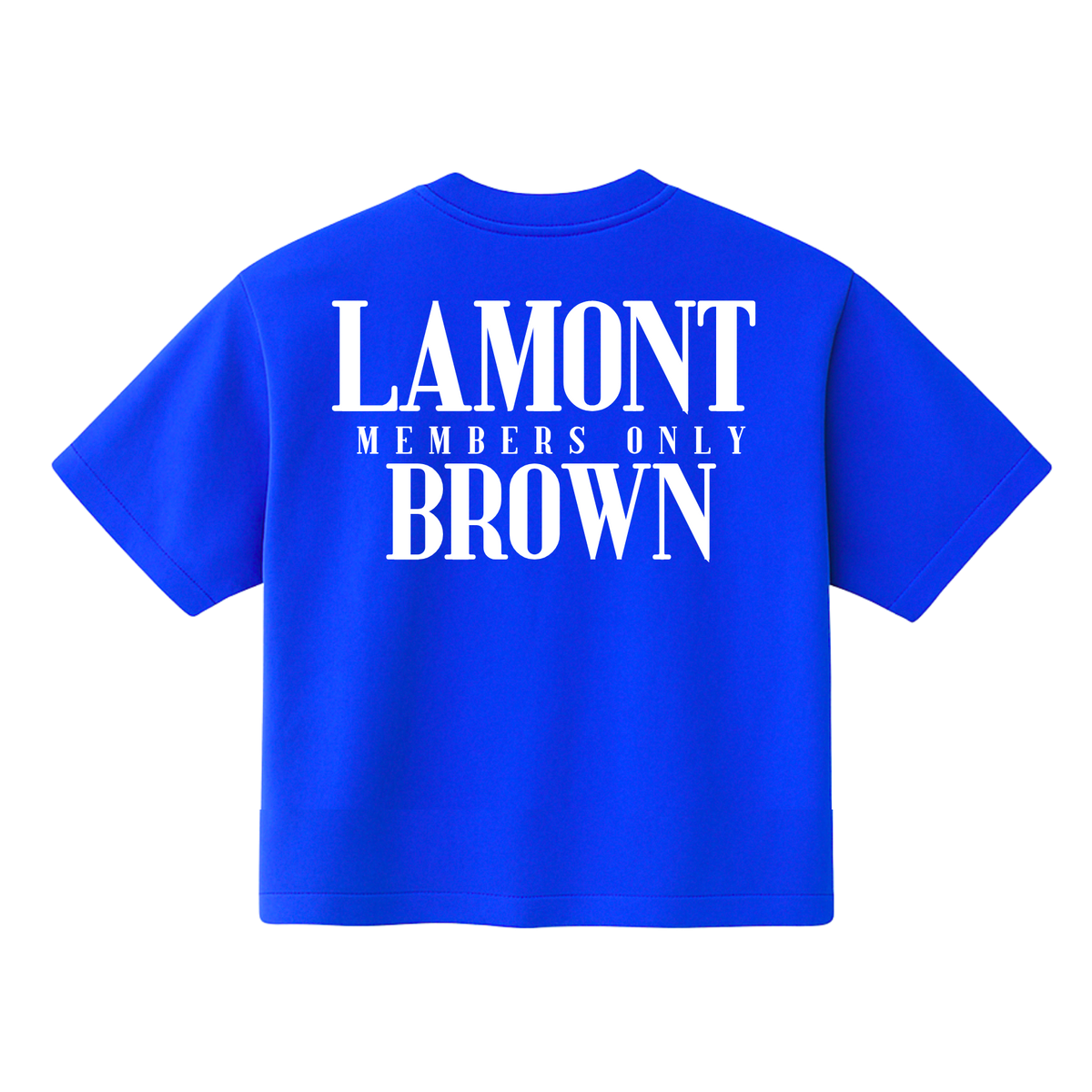 Lamont Brown Members Only Boxy Tee
