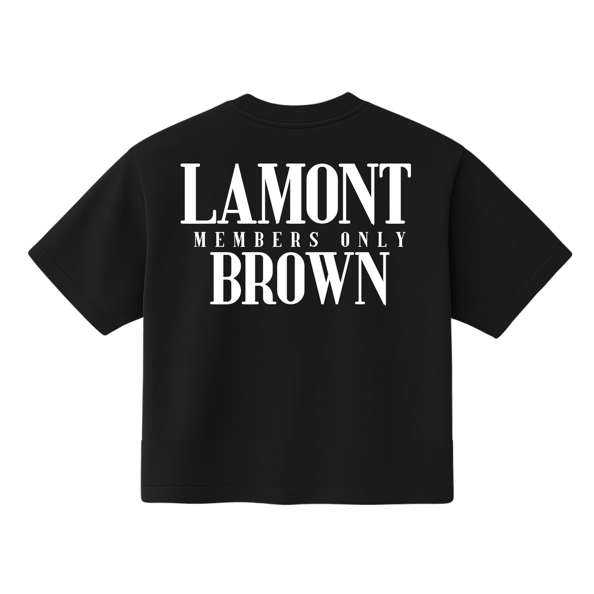 Lamont Brown Members Only Boxy Tee
