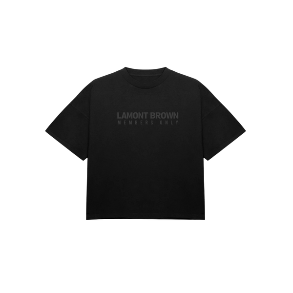 Lamont Brown Essential Tee Black
