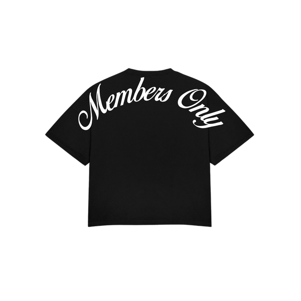 Lamont Brown Collar Tee Black