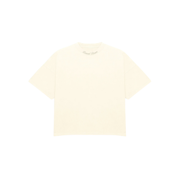 Lamont Brown Collar Tee Creme