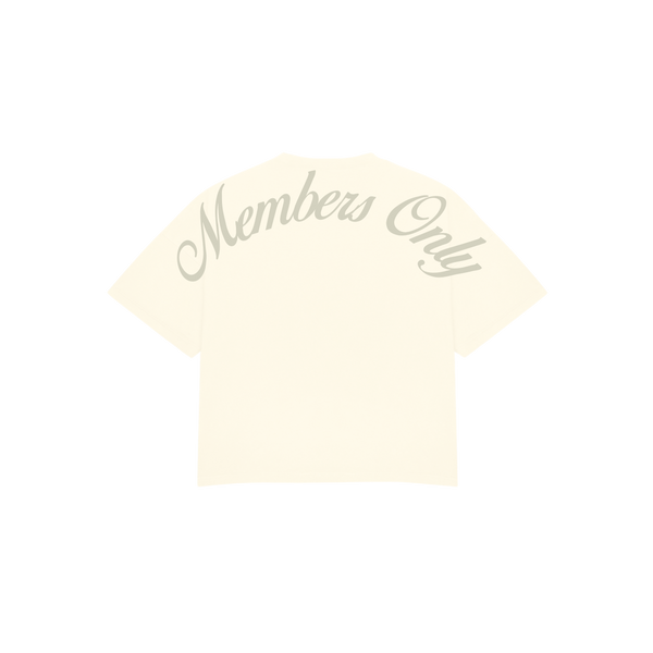 Lamont Brown Collar Tee Creme
