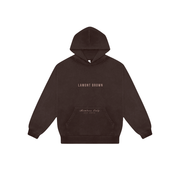 Lamont Brown Essential Hoodie - Brown