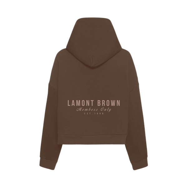 Lamont Brown Flared Hoodie - Brown