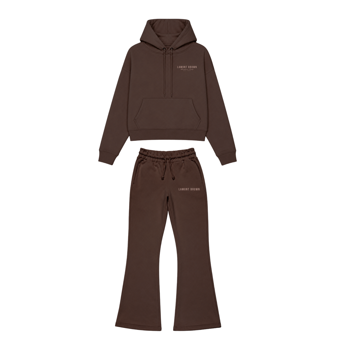 Lamont Brown Members Only Hoodie & Flare Set