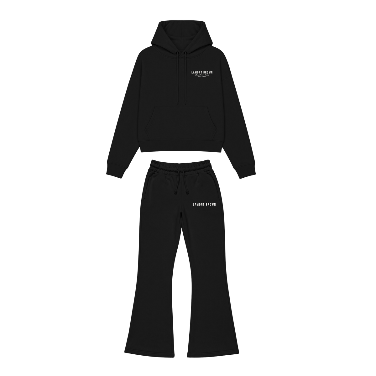 Lamont Brown Members Only Hoodie & Flare Set