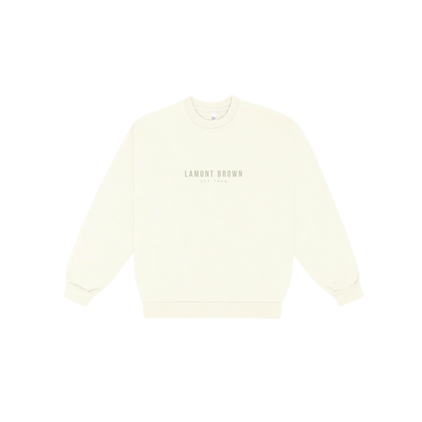 Lamont Brown Essential Crewneck Bone