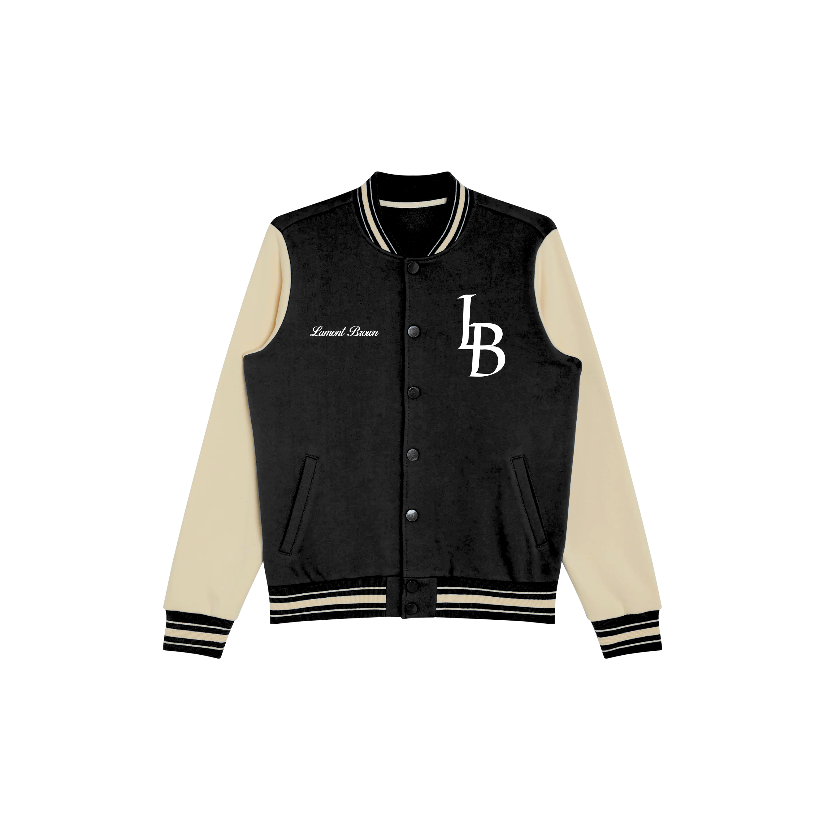 Lamont Brown Varsity Jacket - Black